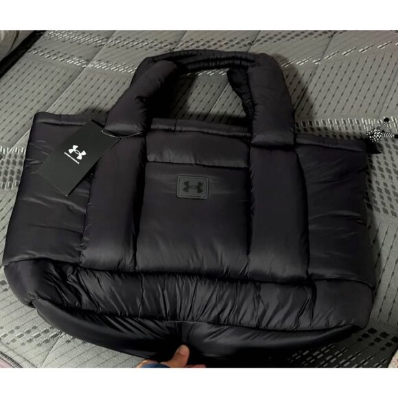 NEW $85 Under Armour studio puffer zip top tote bag - Picture 1 of 7